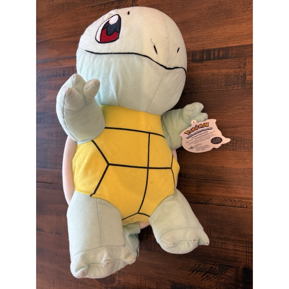 Pokémon Squirtle Plush 16" Large Bean Bag Toy Factory